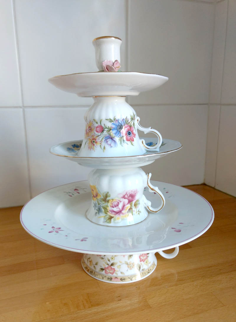 TRULY ALICE TREE CAKE STAND Alice in Wonderland Mad Hatter's Tea Party Accessory