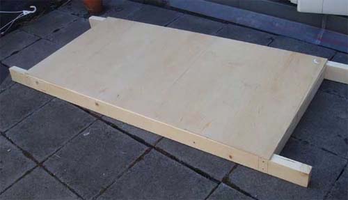 draagstoel bodemplaat