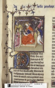 Penelope (fol. 58), De mulieribus claris (BNF Fr. 598), beginning of the 15th century