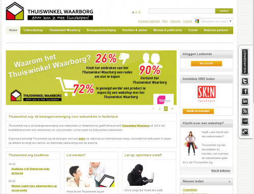 Ter vergelijking: de oude site