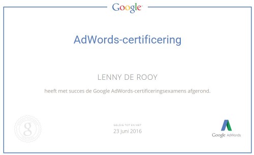 certificaat_adwords