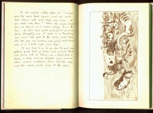 Alice's Adventures Under Ground - page 22 and 23