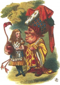 Alice and the Duchess, colored