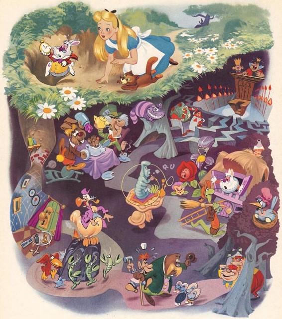 Disney's 1951 Alice in Wonderland movie anniversary   blog