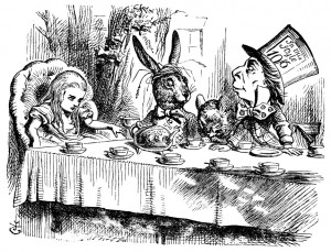 Alice sitting at a mad tea-party - Chapter 7