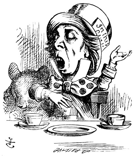 alice in wonderland book illustrations mad hatter