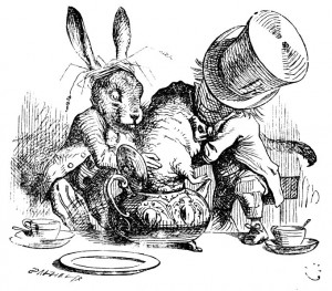 Dormouse being put in a teapot - Chapter 7