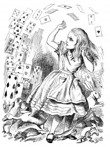Cards flying down upon Alice - Chapter 12