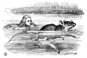 Alice and Mouse swimming in the pool of tears - Chapter 2