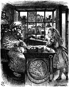 Alice and the sheep in the shop