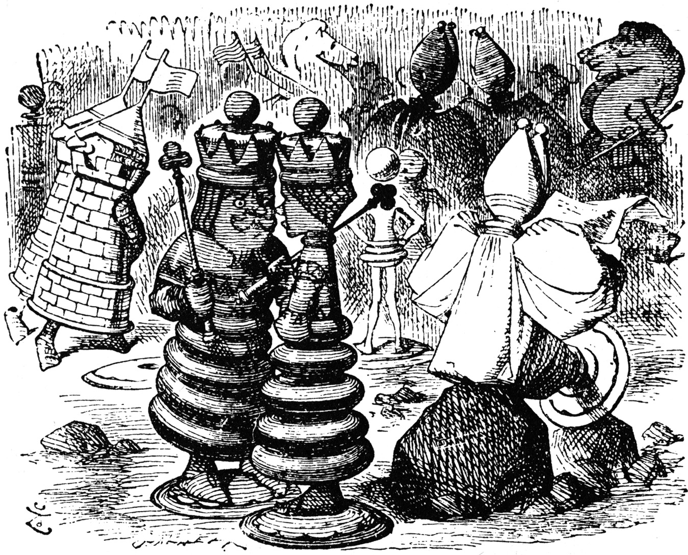 John Tenniel and his illustrations - Alice-in-Wonderland.net