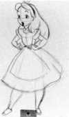 Sketch drawing of Alice