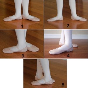 The 5 basic ballet positions