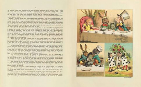 Page from the facsimile of "Lize's Avonturen in het Wonderland"