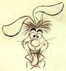 Sketch drawing of the March Hare